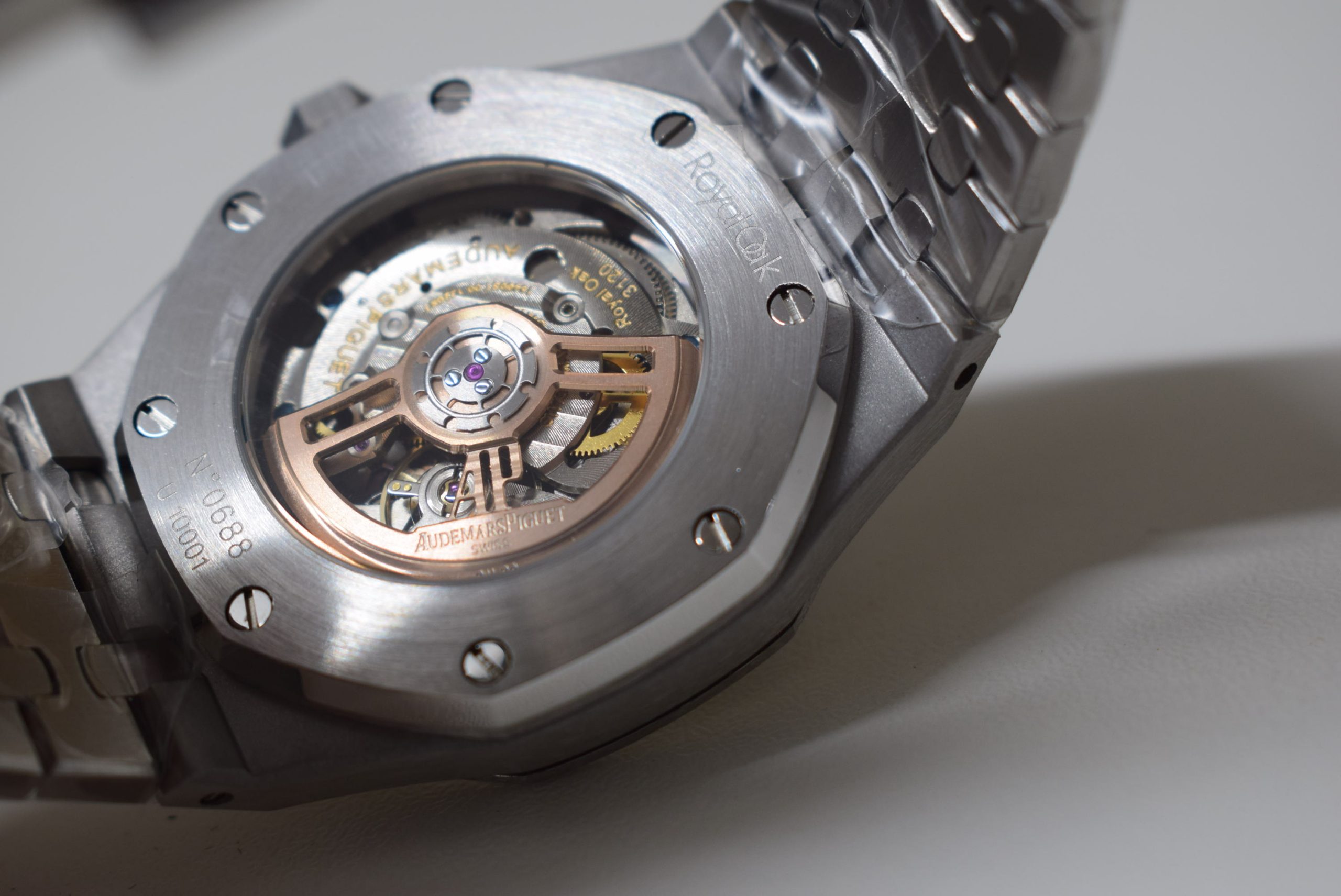 Audemars Piguet replica royal oak jumbo acciaio black dial big size 41mm orologio replica imitazione - immagine 5