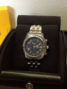 Breitling replica Chronomat Vitesse Bi Colour Blue Dial B13050 - immagine 8