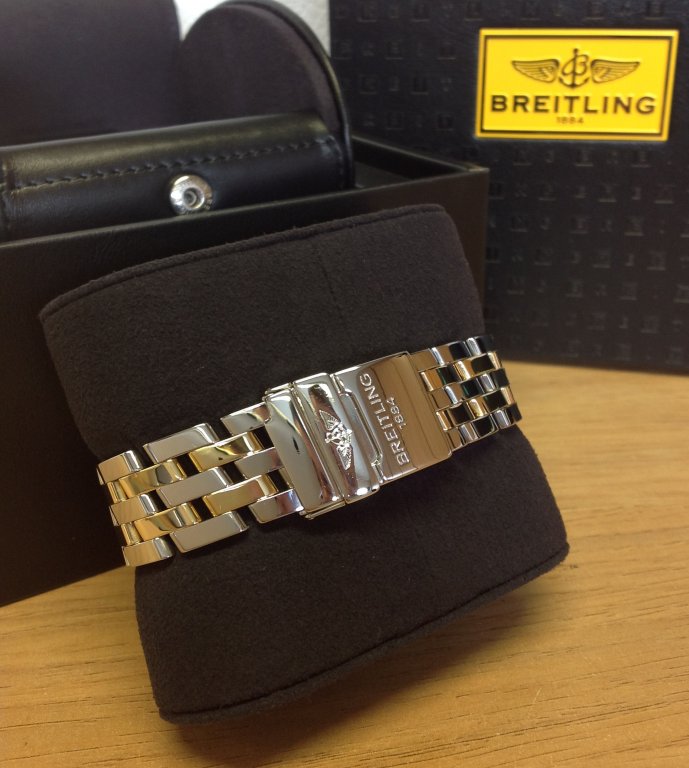 Breitling replica Chronomat Vitesse Bi Colour Blue Dial B13050 - immagine 2