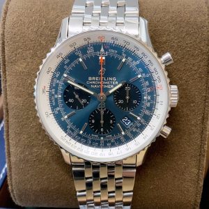 Breitling replica Navitimer B01 Chronograph 43 AB0121 blue dial