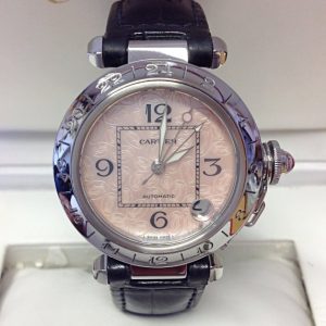 Cartier replica Pasha 2377 Pink MOP Dial