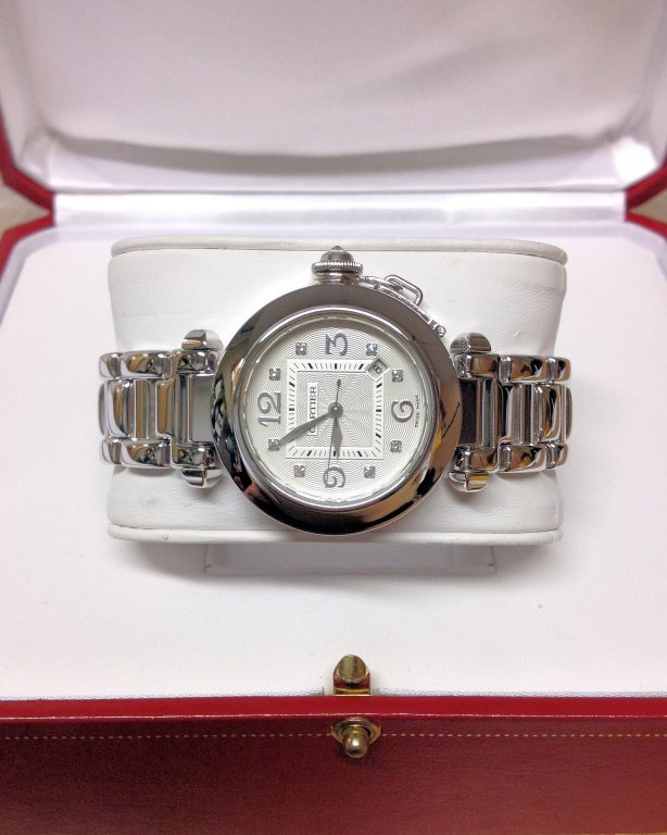 Cartier replica Pasha WJ1111M9 33mm White Gold - immagine 4