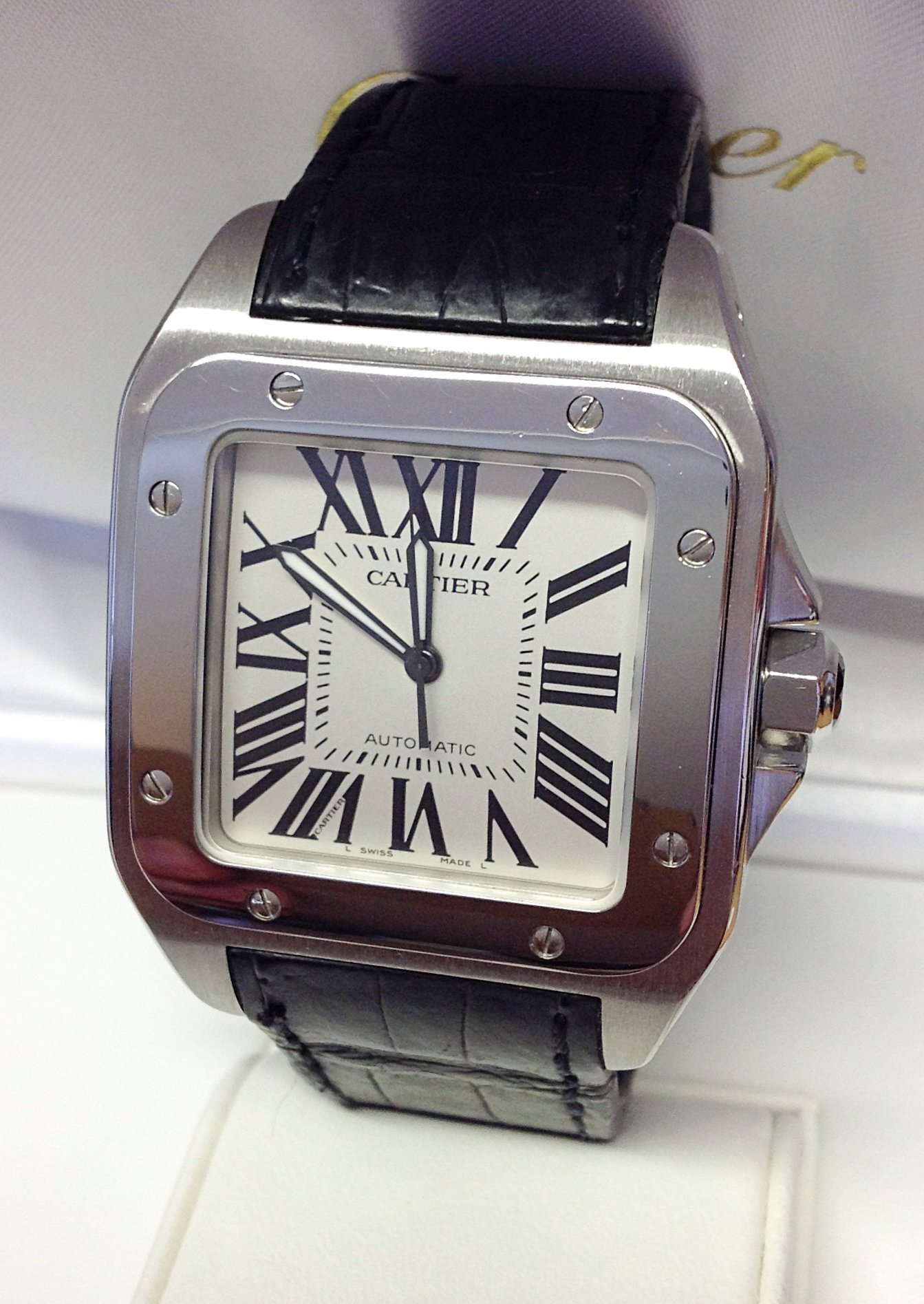 Cartier replica Santos 100 W20073X8 Stainless Steel - immagine 2