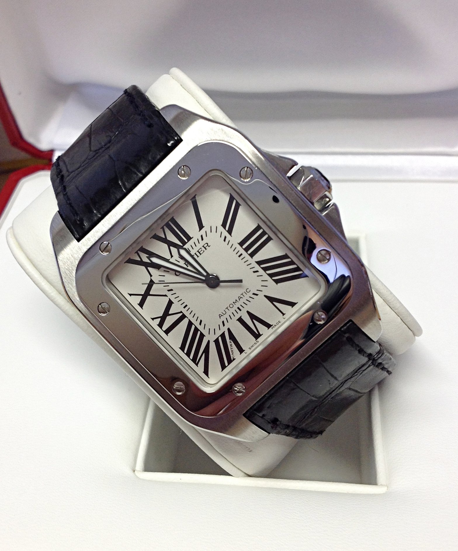 Cartier replica Santos 100 W20073X8 Stainless Steel - immagine 4