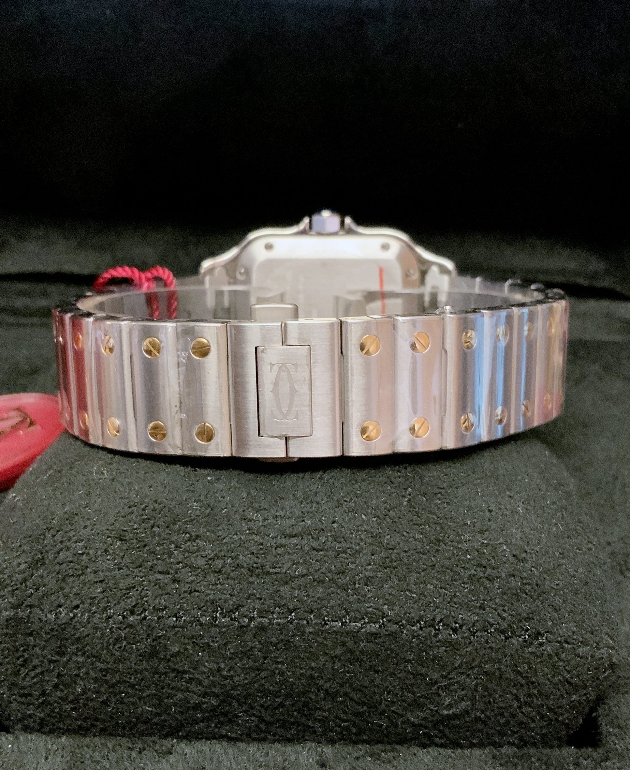 Cartier replica Santos De Cartier W2SA0007 Medium Size white dial - immagine 6