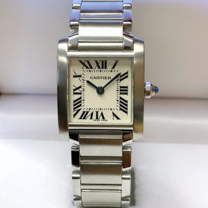 Cartier replica Tank Francaise W51008Q3 Ladies white dial