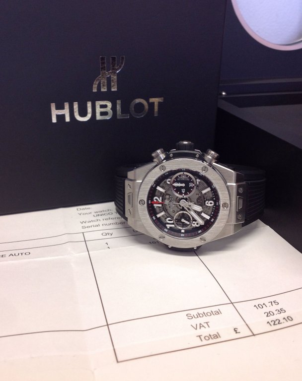 Hublot replica Big Bang Unico 45mm 411.NX.1170.RX orologio replica - immagine 5
