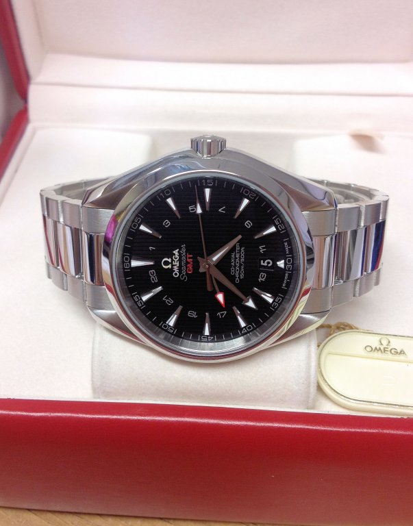 Omega replica Seamaster Aqua Terra GMT 231.10.43.22.01.001 orologio replica imitazione - immagine 3