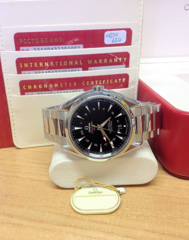 Omega replica Seamaster Aqua Terra GMT 231.10.43.22.01.001 orologio replica imitazione - immagine 4