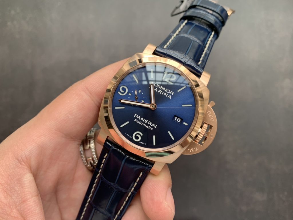 Panerai replica PAM 1112 Luminor Marina Rose Gold - immagine 9