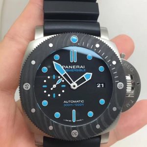 Panerai replica PAM 799 CarboTech Submersible Titanium Watch with Super Clone P.90101