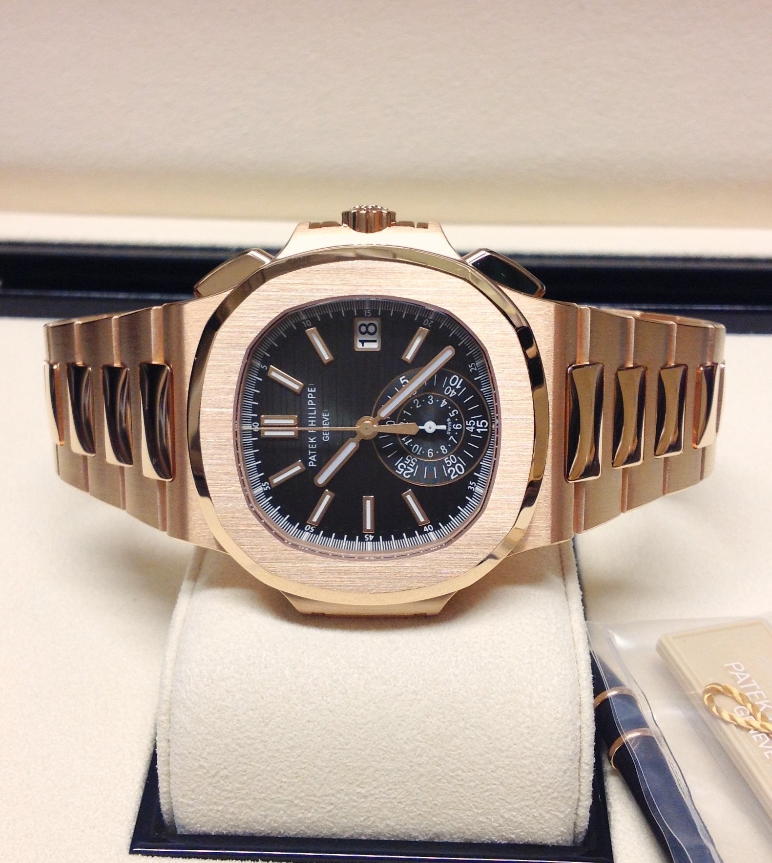 Patek Philippe replica Nautilus 5980 1R-001 Rose Gold - immagine 3