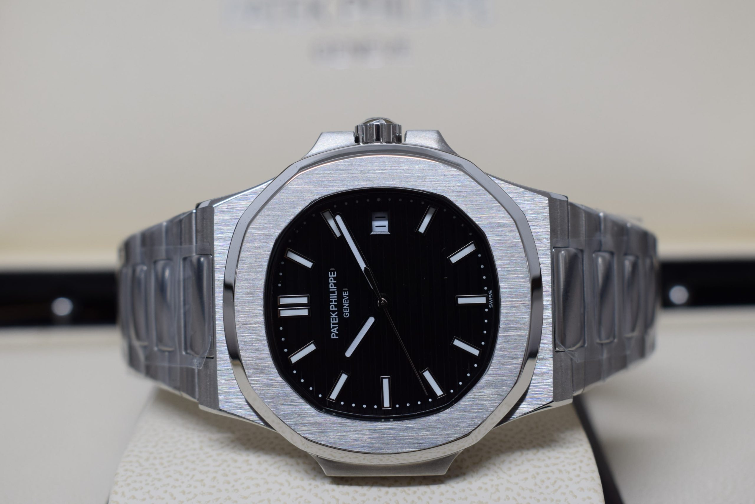 Patek Philippe nautilus 5711 black dial skeletron orologio replica imitazione copia