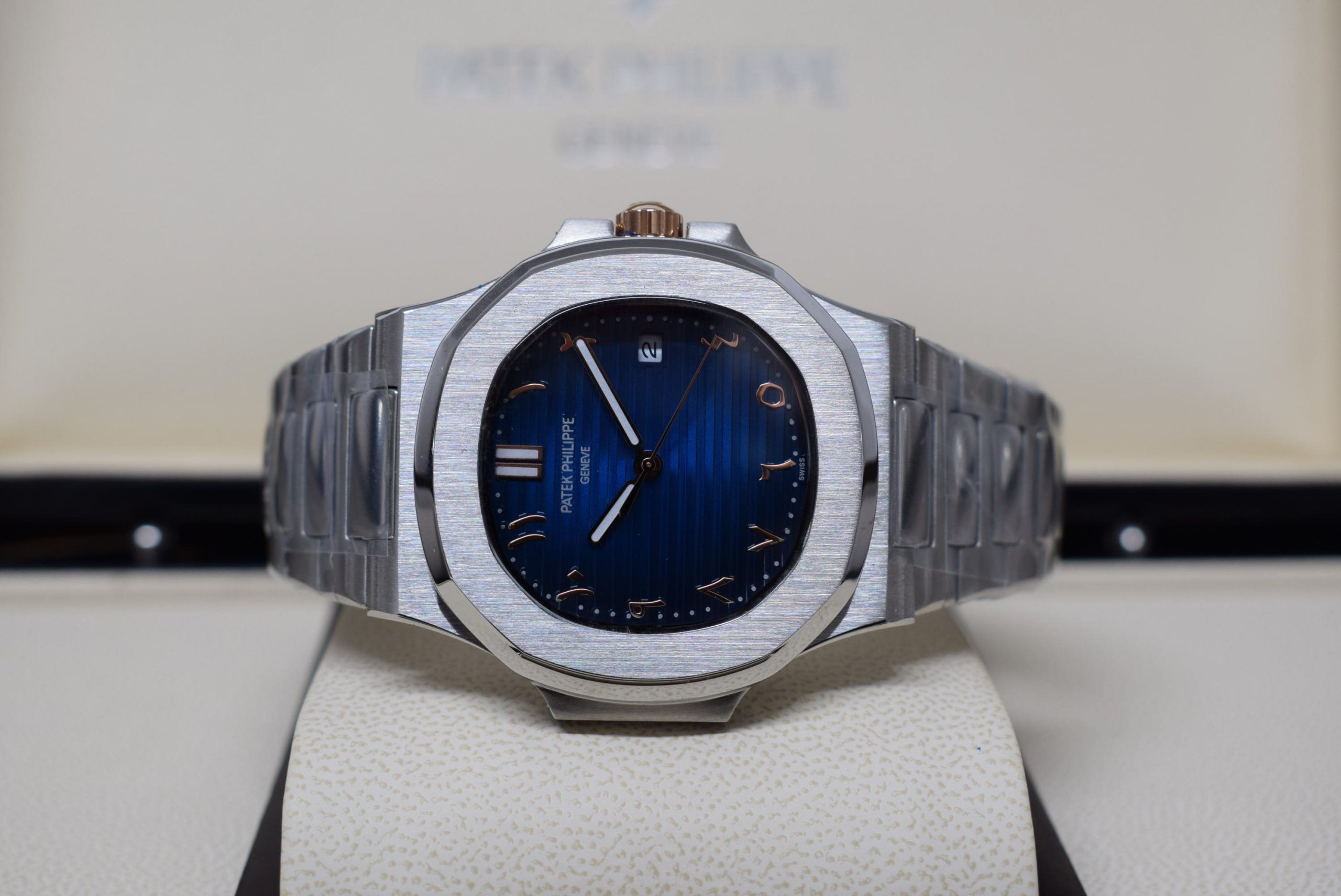Patek Philippe replica nautilus 5711 blue arabic dial