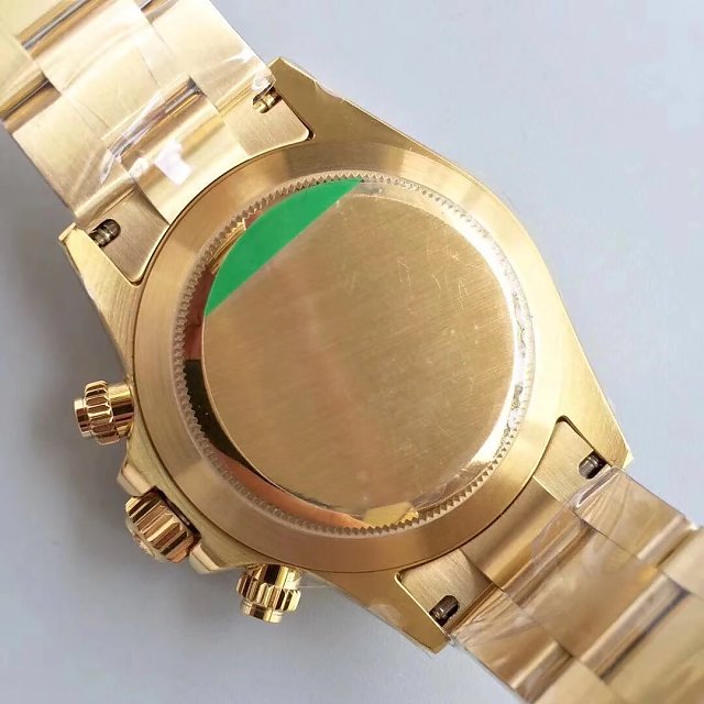 Rolex replica daytona 116508 oro giallo green dial john mayer - immagine 7