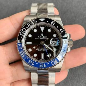 Rolex replica GMT master II ceramichon nero blu bezel basilea 116710BLNR orologio replica