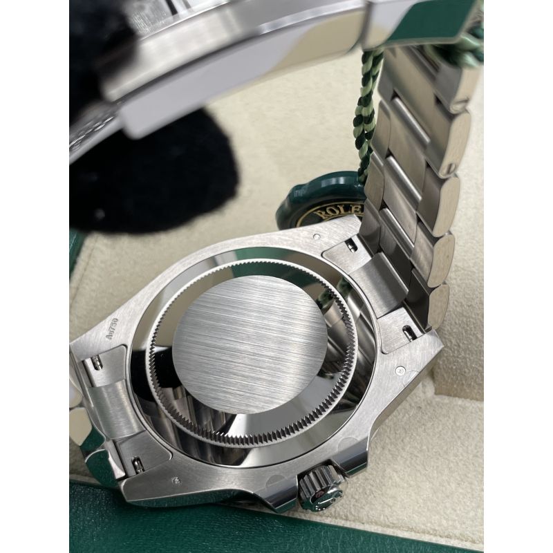 Rolex replica GMT Master II 126719BLRO White Gold Pepsi Meteorite dial - immagine 9