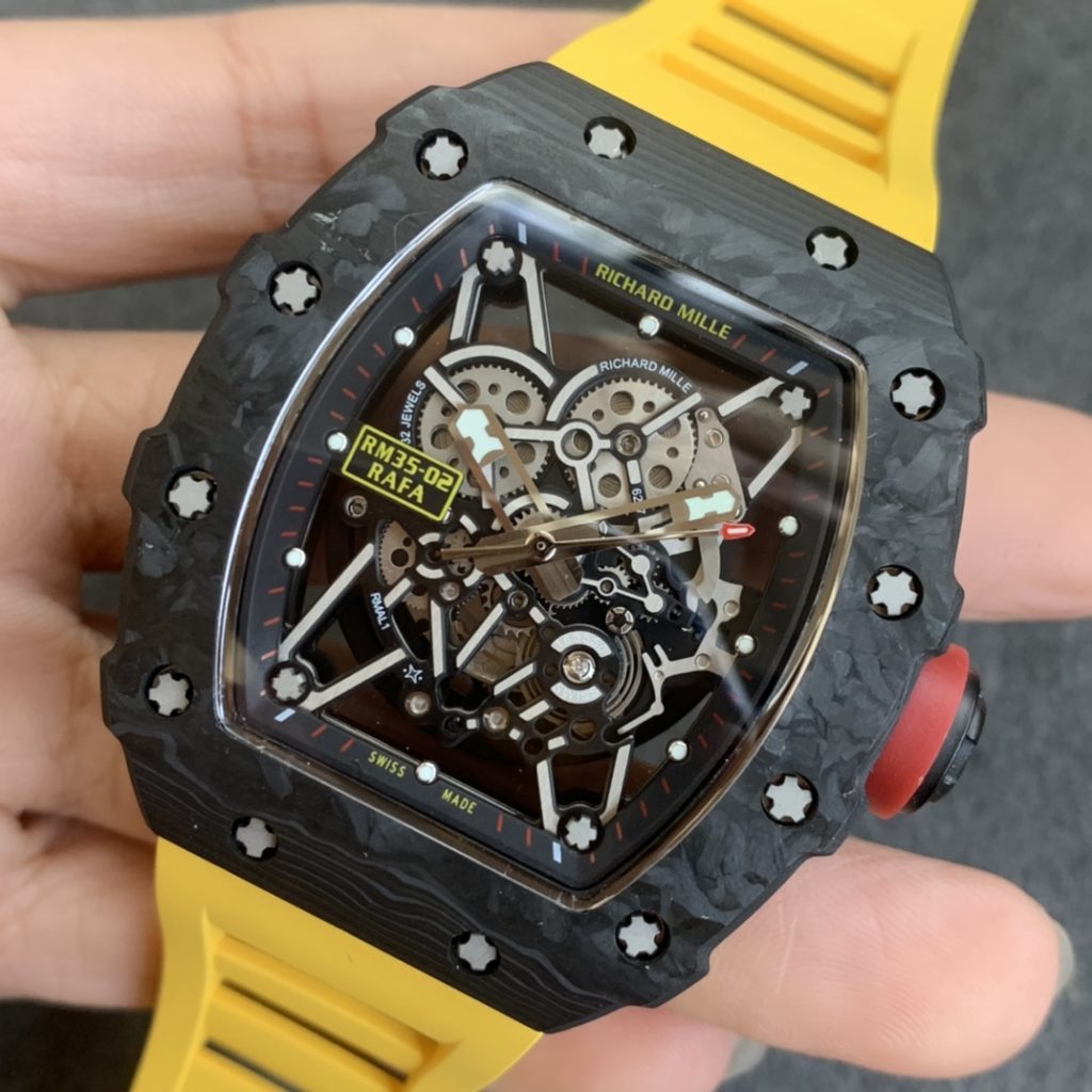 Richard Mille replica RM 35-02 forged carbon Rafael Nadal edition limited - immagine 2