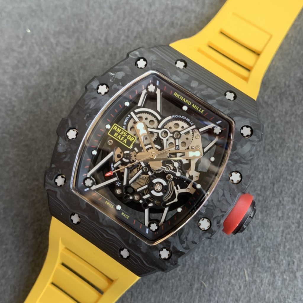 Richard Mille replica RM 35-02 forged carbon Rafael Nadal edition limited - immagine 5
