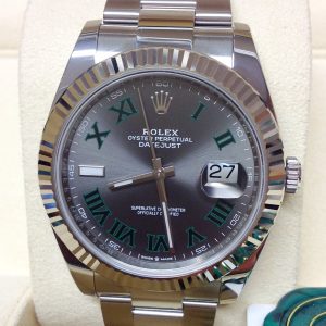 Rolex replica Datejust 41 126334 Wimbledon Dial