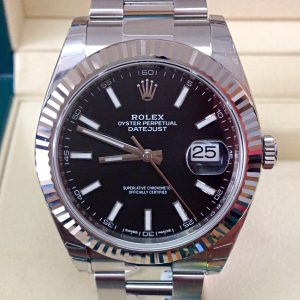 Rolex replica Datejust 41mm 126334 Black Dial 3235 clone movement