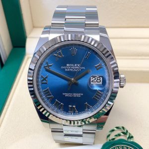 Rolex replica Datejust 41mm 126334 Blue Roman oyster