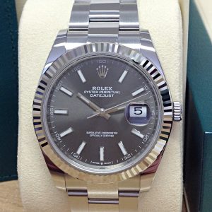 Rolex replica Datejust 41mm 126334 Rhodium Dial 3235 clone movement