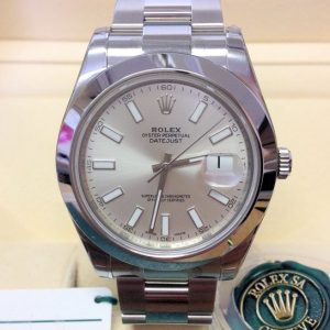 Rolex replica Datejust 116300 41mm argentee dial
