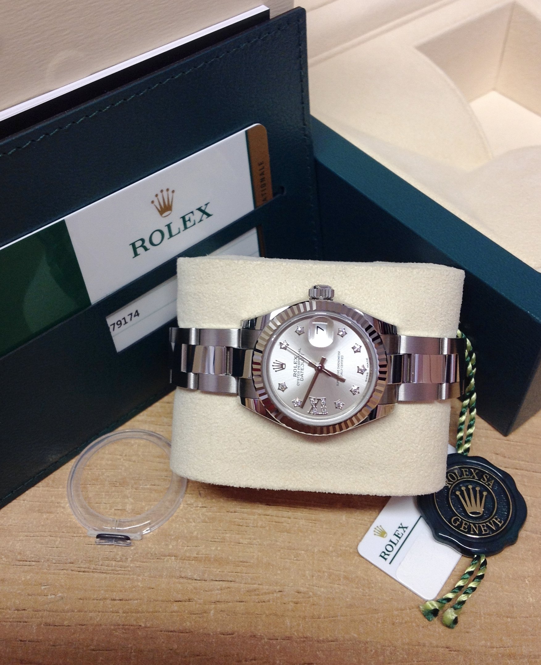 Rolex replica Datejust Lady 279174 28mm orologio replica - immagine 7