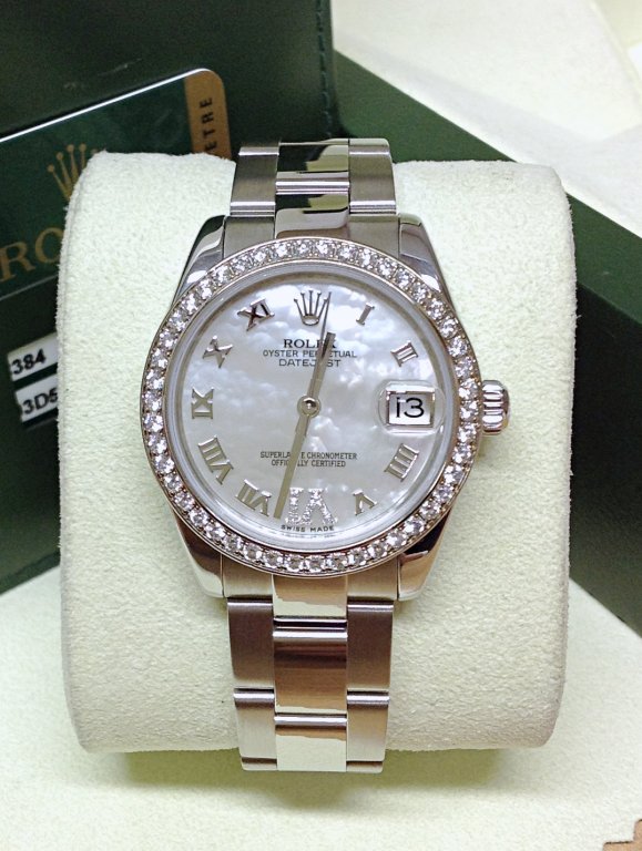 Rolex replica Datejust Lady 31mm 178384 Diamond Bezel - immagine 2