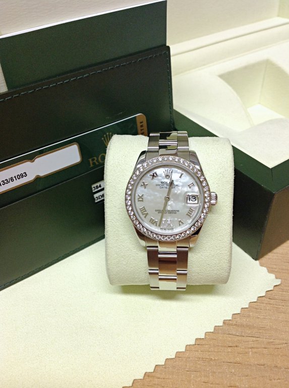 Rolex replica Datejust Lady 31mm 178384 Diamond Bezel - immagine 3