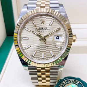 Rolex replica Datejust 41mm fluted motif 126333 Bi-Colour