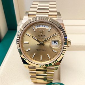 Rolex replica Day-Date II 40 228238 Yellow Gold dial