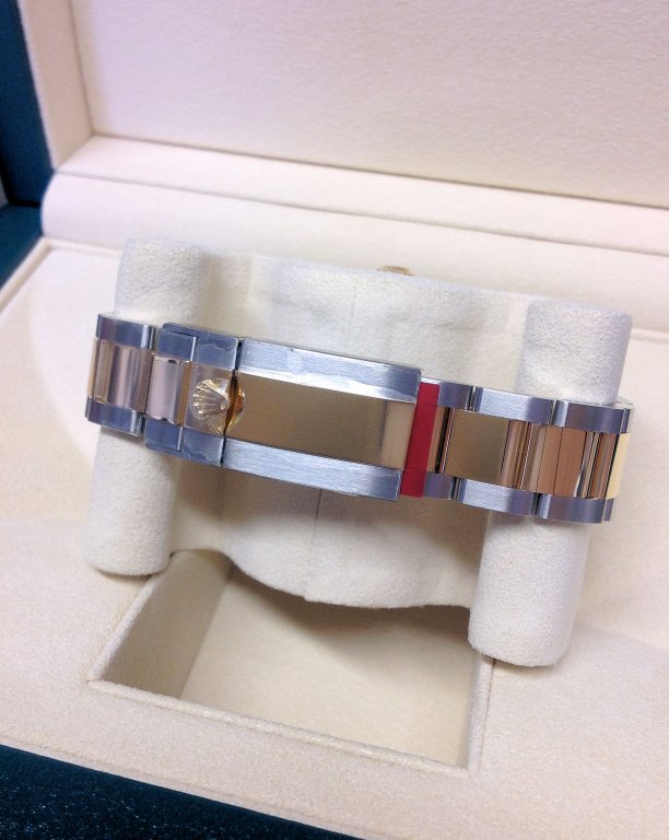 Rolex replica daytona acciaio oro bi-colour 116503 black dial - immagine 4