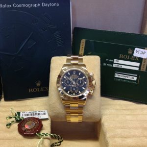 Rolex replica Daytona Yellow Gold 116528 Black Baton Dial From 2011 orologio replica