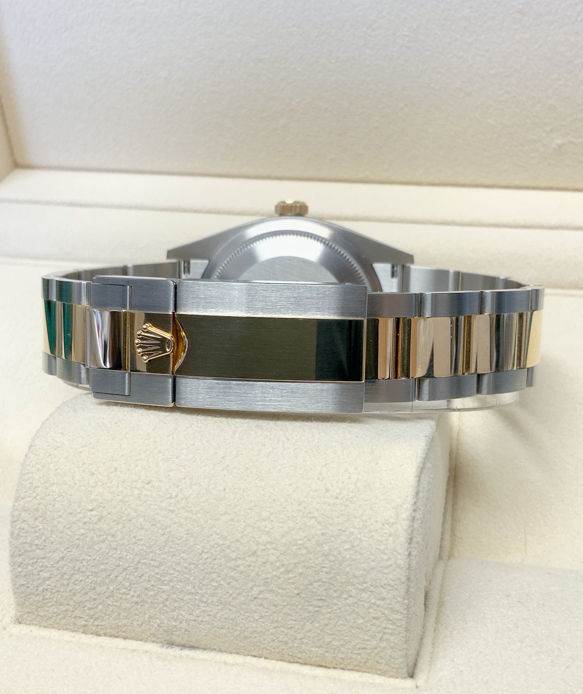 Rolex replica Explorer I 36mm 124273 Black Dial acciaio oro - immagine 4