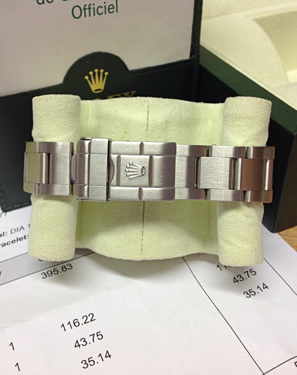 Rolex replica explorer II 16570 old reference black dial - immagine 3