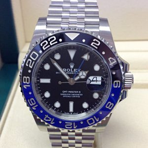 Rolex replica GMT master II jubilèè ceramichon nero blu bezel basilea 126710BLNR orologio replica