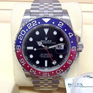 Rolex replica GMT master II 126710BLRO ceramichon MY2018 rosso blu jubilèè orologio replica