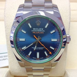 Rolex replica milgauss blue dial basilea edition orologio replica imitazione