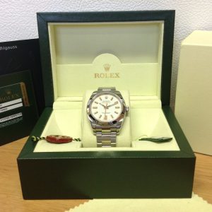 Rolex replica Milgauss White Dial 116400