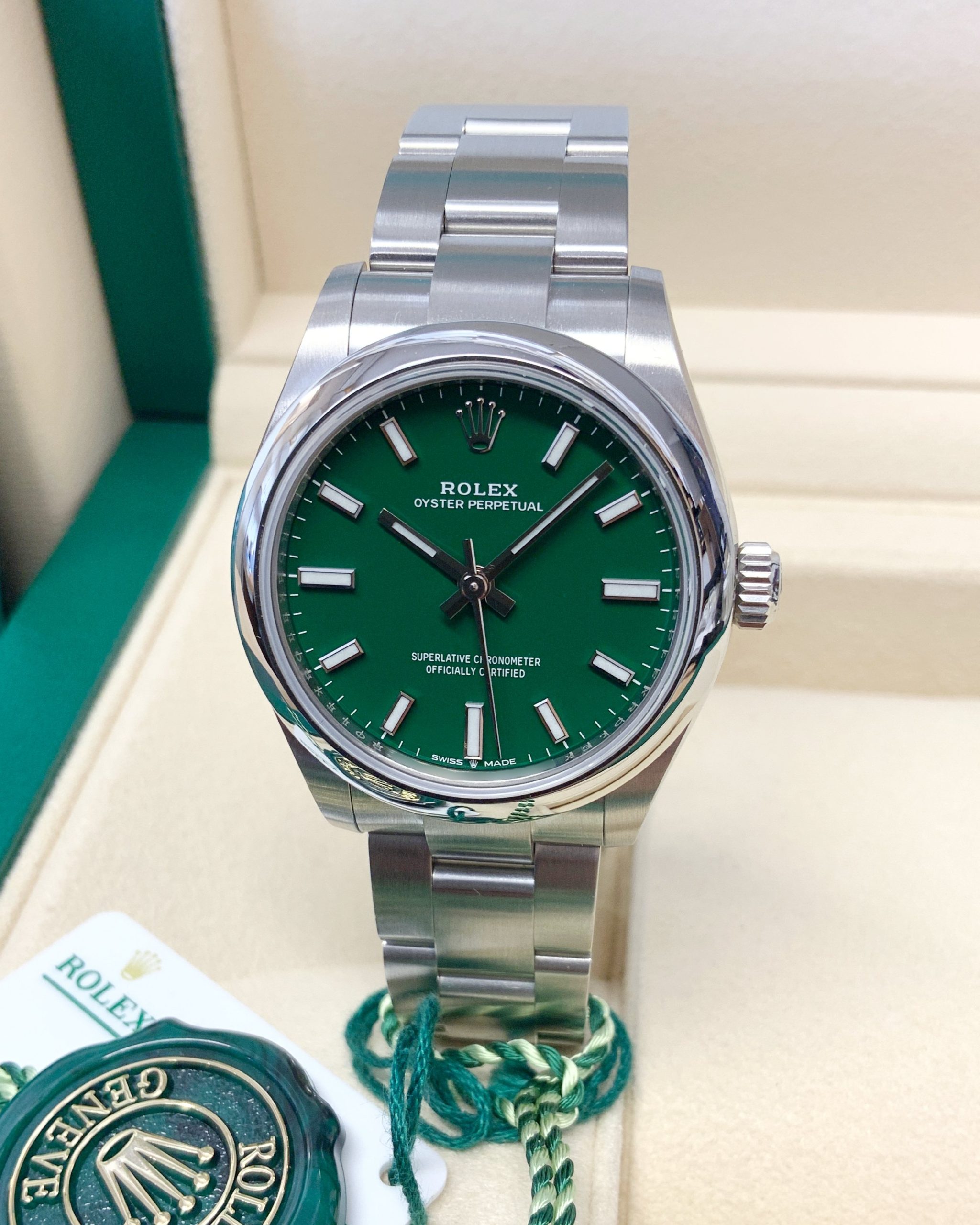 Rolex replica Oyster Perpetual lady 31 277200 green