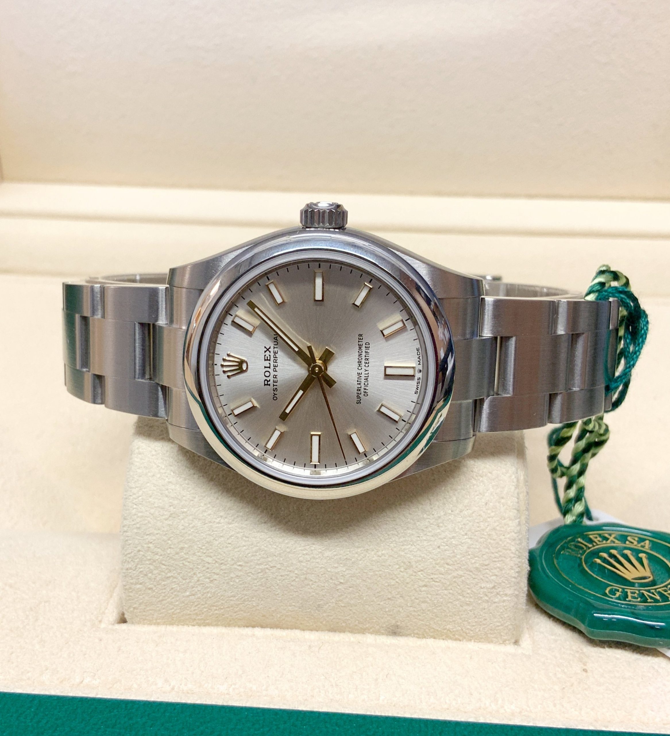 Rolex replica Oyster Perpetual lady 31 277200 silver - immagine 3