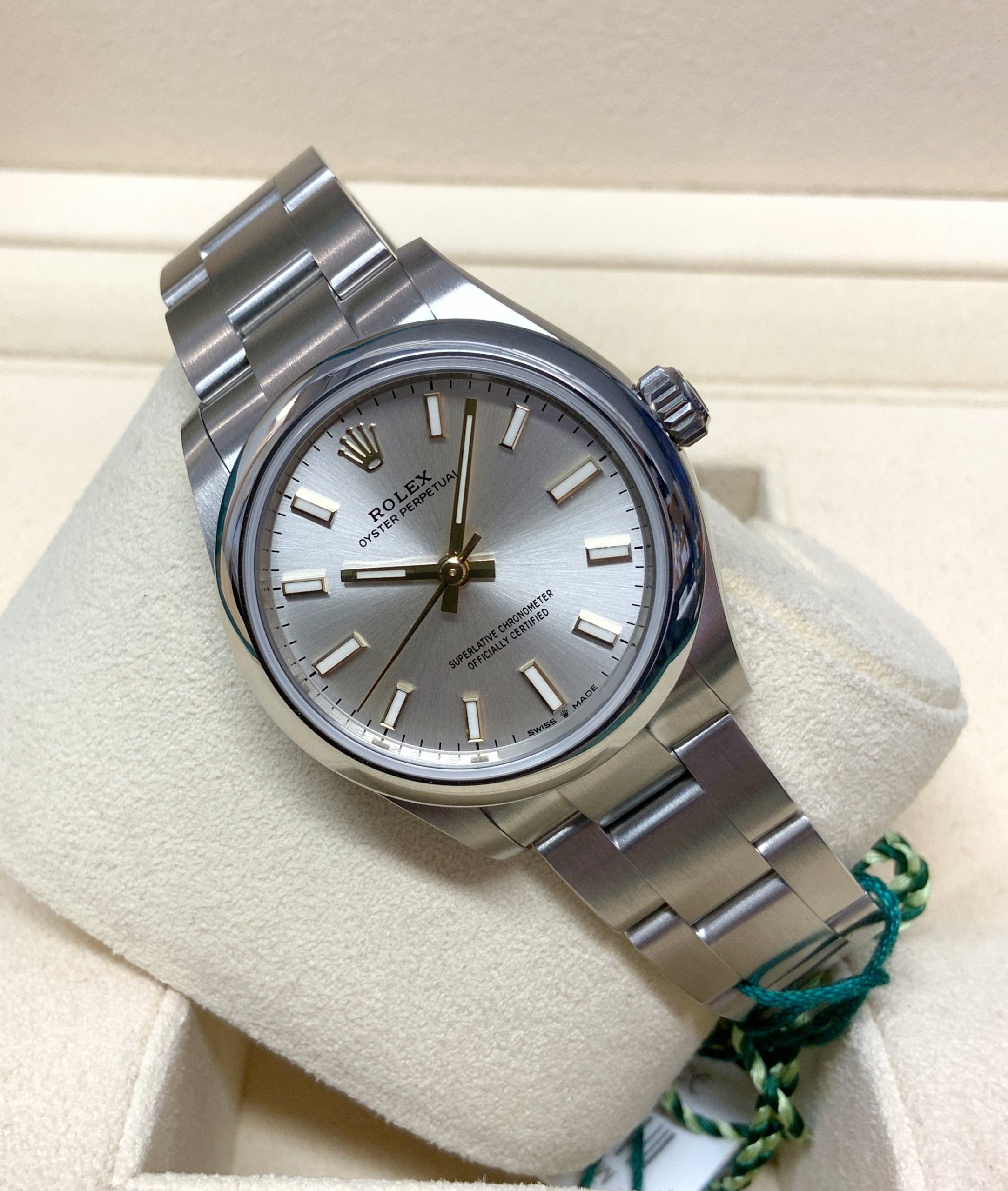 Rolex replica Oyster Perpetual lady 31 277200 silver - immagine 7