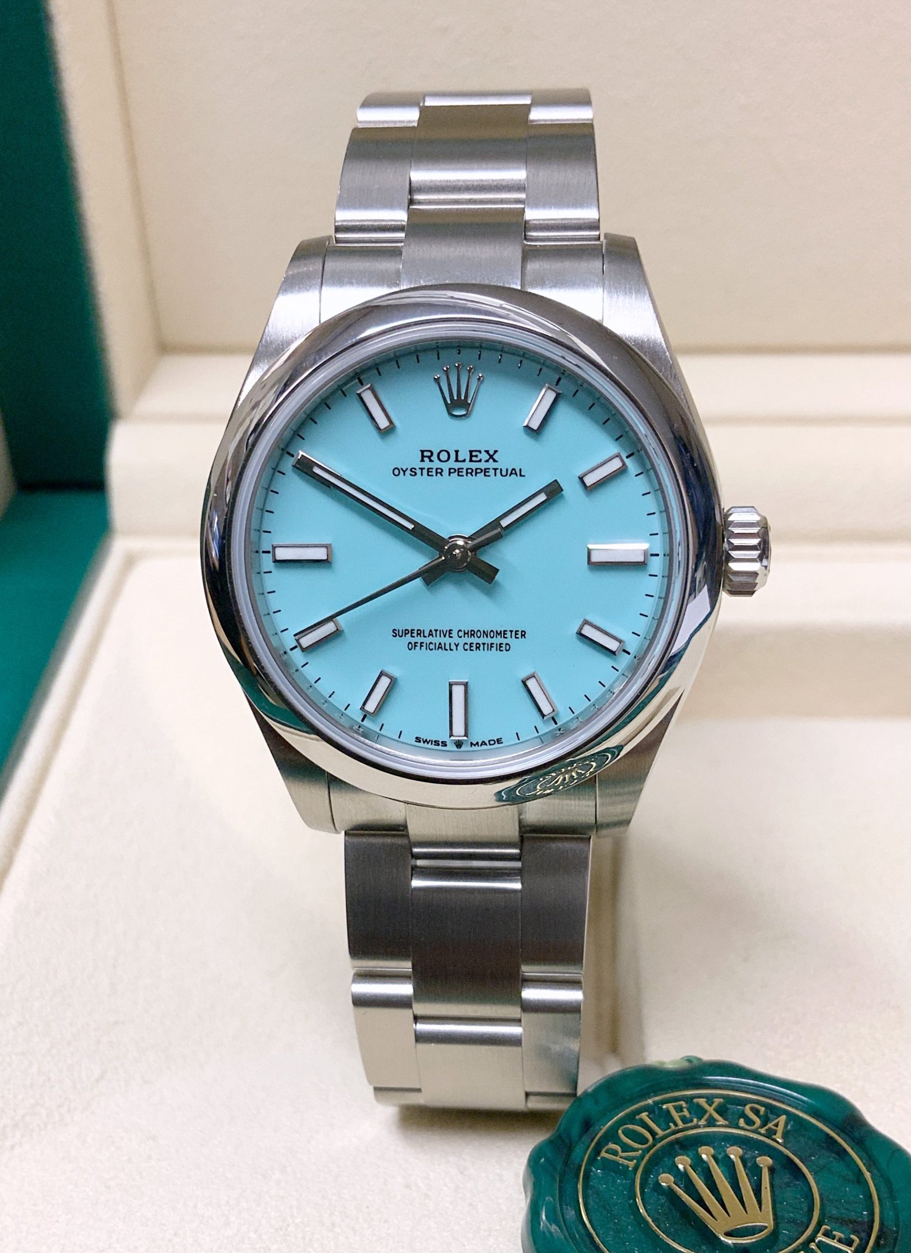Rolex replica Oyster Perpetual lady 31 277200 tiffany