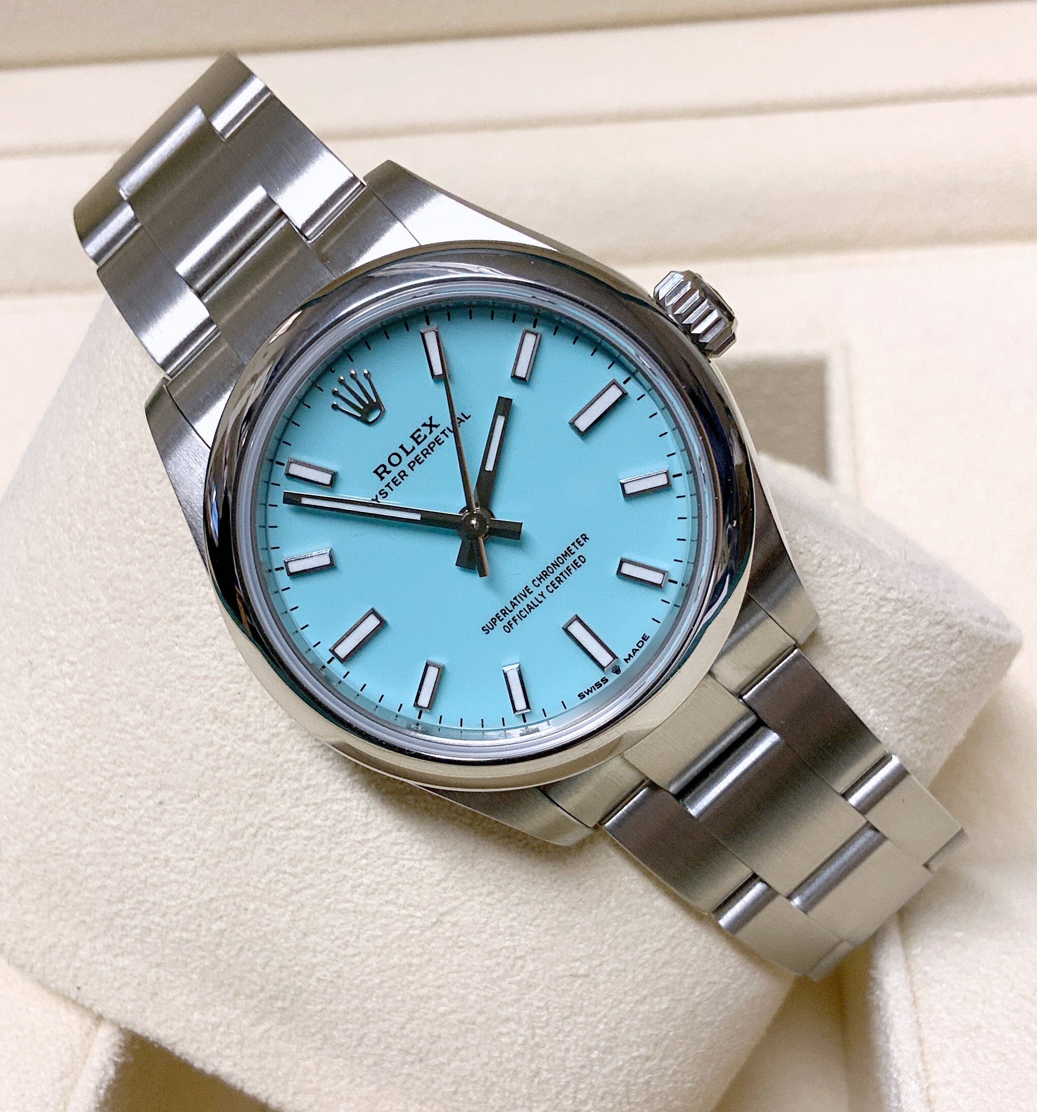 Rolex replica Oyster Perpetual lady 31 277200 tiffany - immagine 8