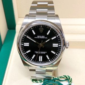 Rolex replica Oyster Perpetual 41 124300 Black Dial