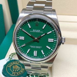 Rolex replica Oyster Perpetual 41 124300 Green Dial