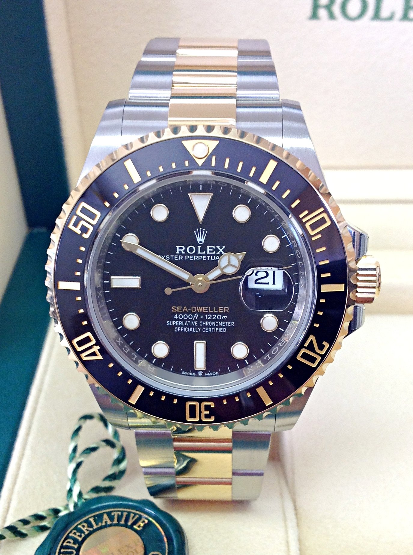 Rolex replica Sea-Dweller 126603 43mm Bi-Colour - immagine 3