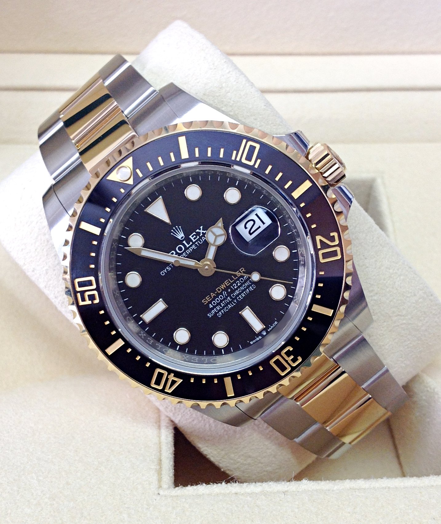 Rolex replica Sea-Dweller 126603 43mm Bi-Colour - immagine 2